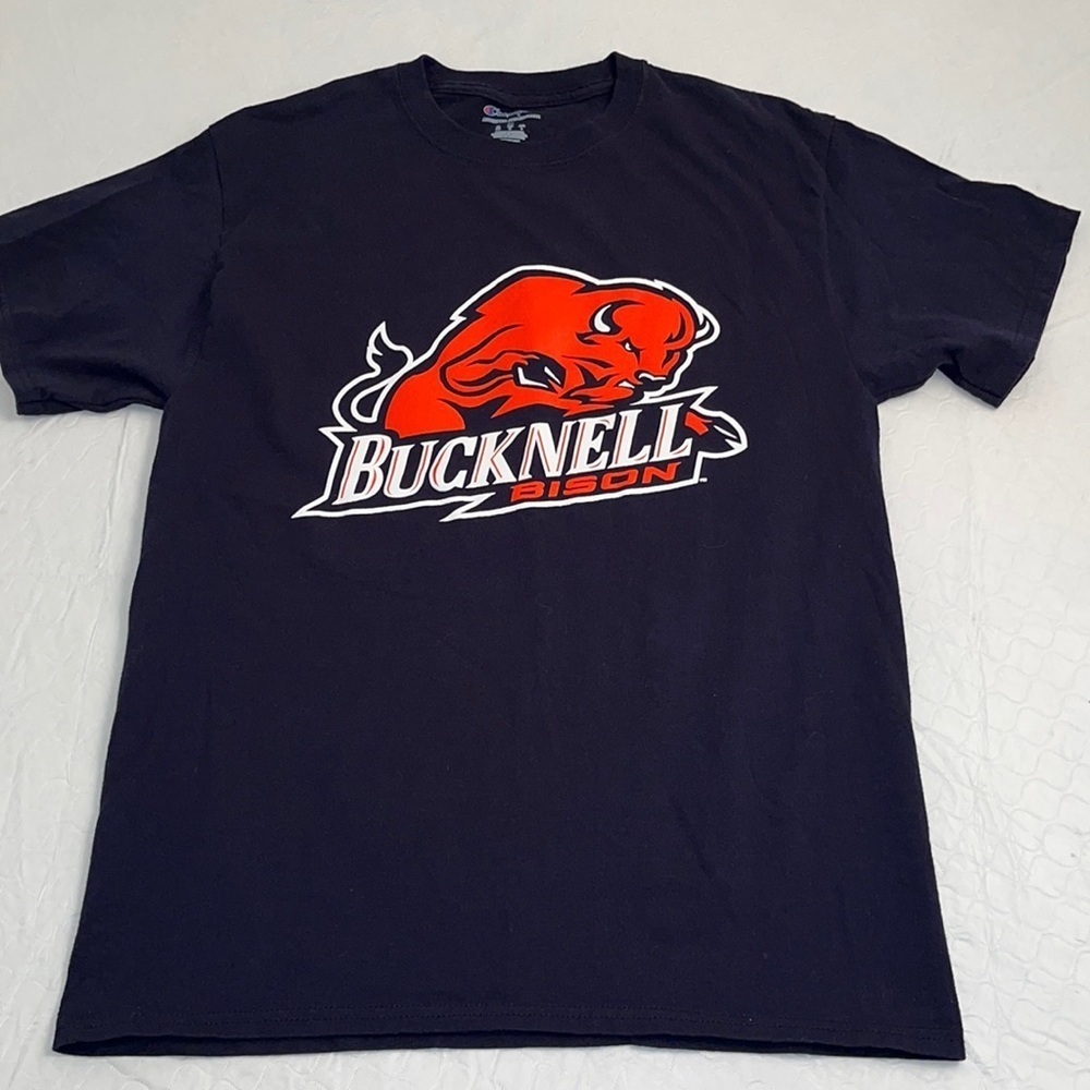 Champion Bucknell University Bison navy short sleeve t-shirt M